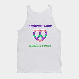 Peace and love Tank Top